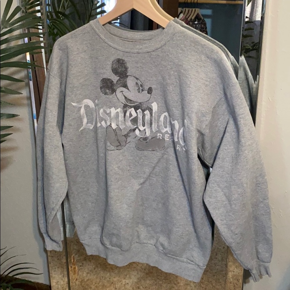 Gray Disneyland Crewneck Sweatshirt